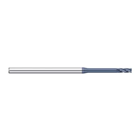 0.093 3 Flute Long Reach Micro Carbide End Mill ALTiN Coat